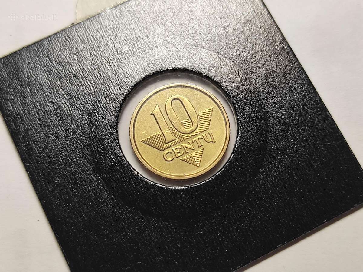 10 centų ir 5 litų monetos 1991-2013 - nuotraukos Nr. 15