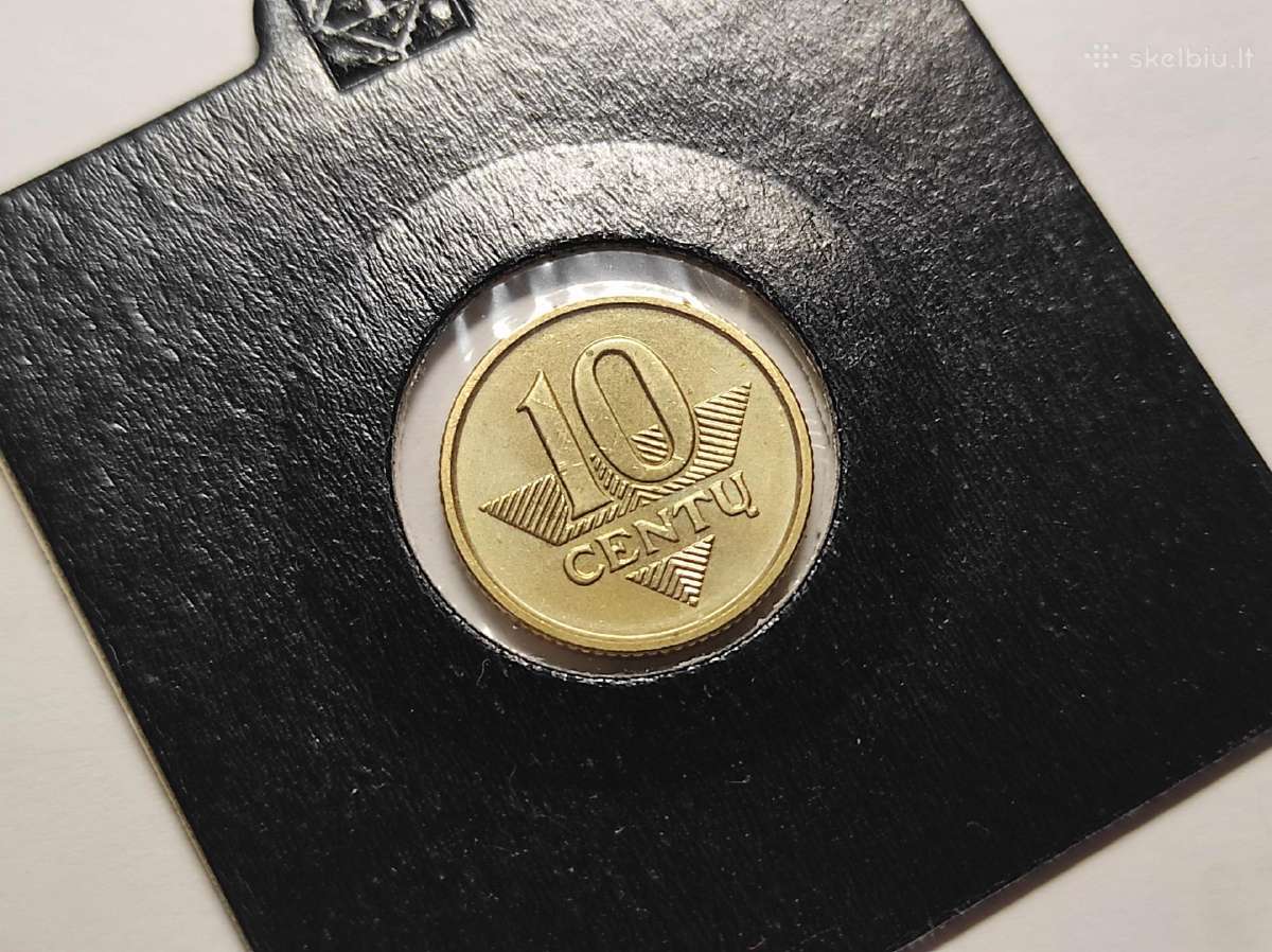 10 centų ir 5 litų monetos 1991-2013 - nuotraukos Nr. 19