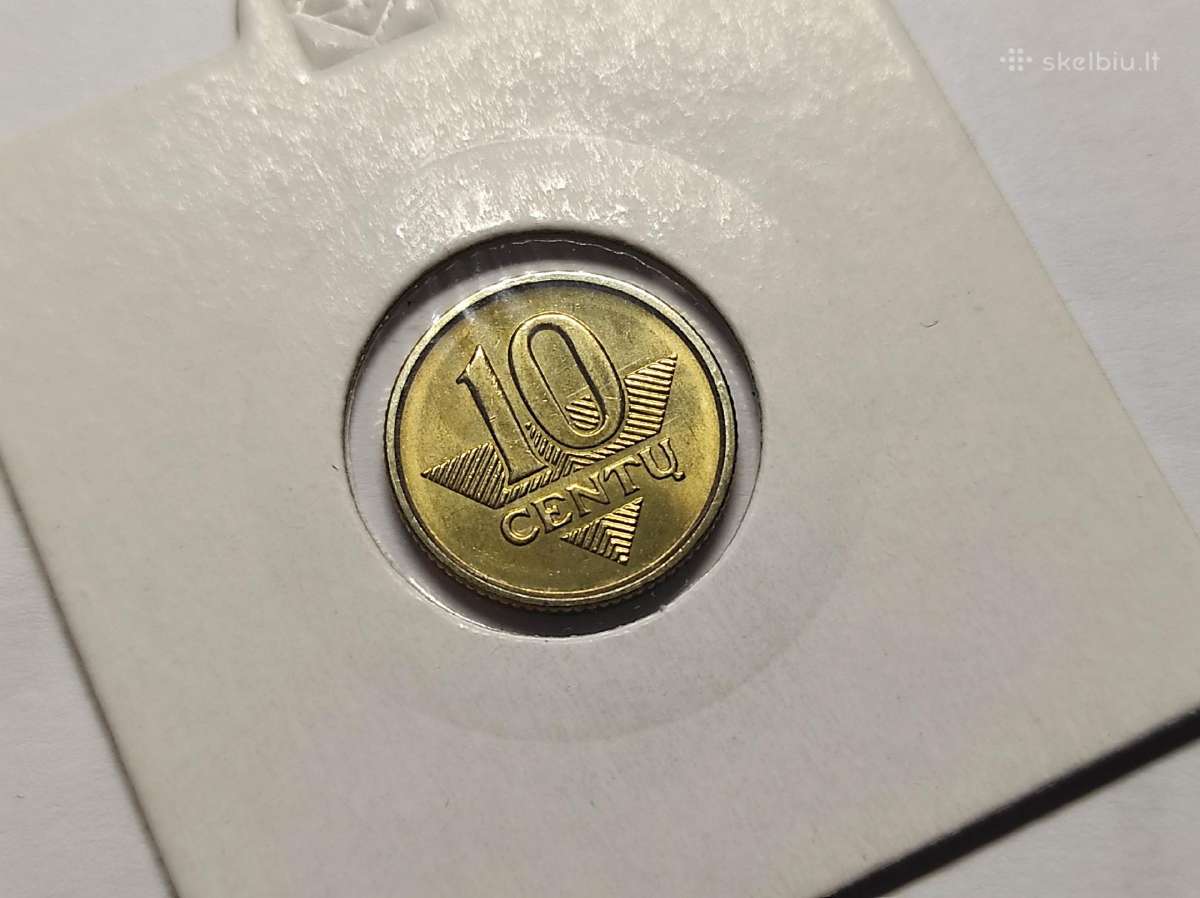10 centų ir 5 litų monetos 1991-2013 - nuotraukos Nr. 21