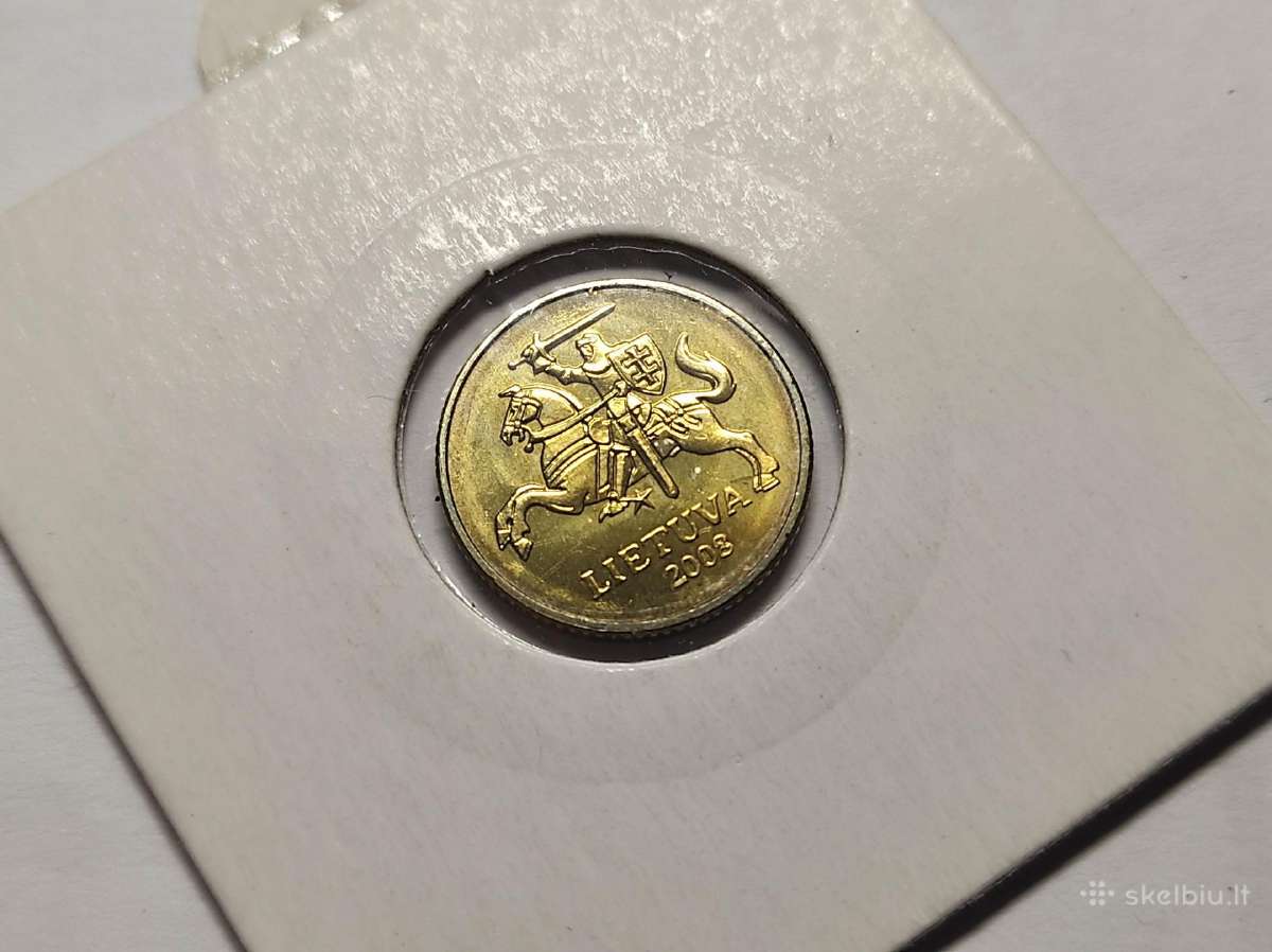 10 centų ir 5 litų monetos 1991-2013 - nuotraukos Nr. 22