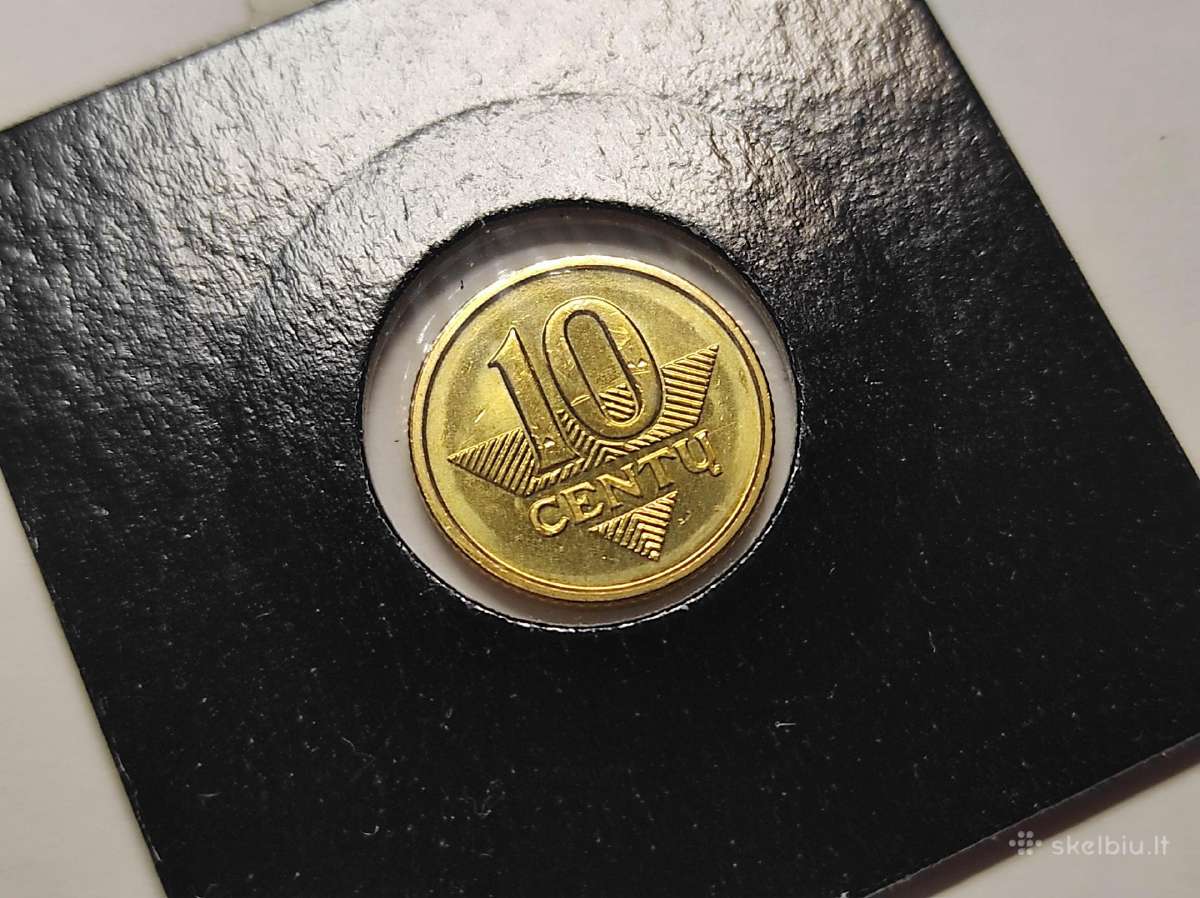10 centų ir 5 litų monetos 1991-2013 - nuotraukos Nr. 25