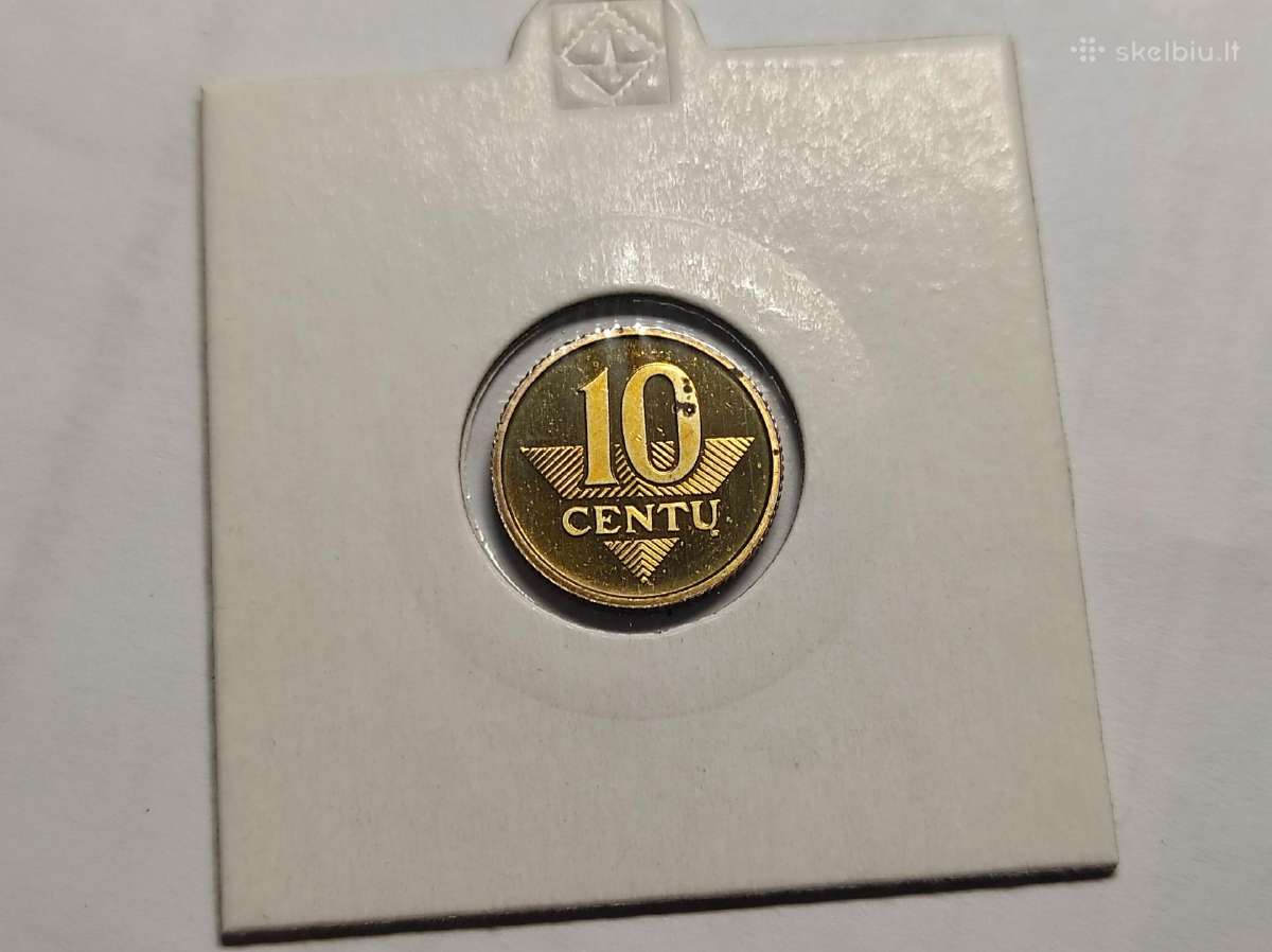 10 centų ir 5 litų monetos 1991-2013 - nuotraukos Nr. 27