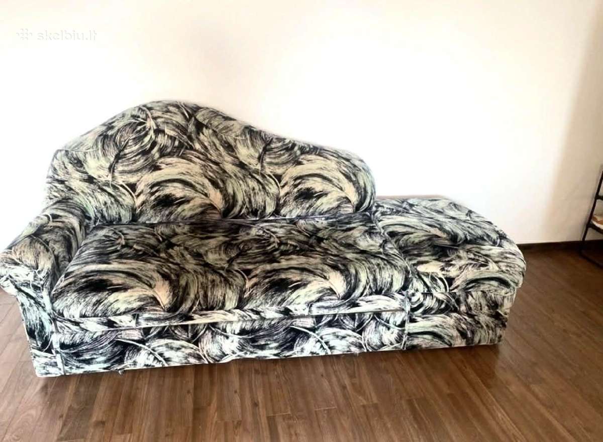 Sofa lova su patalynės dėže
