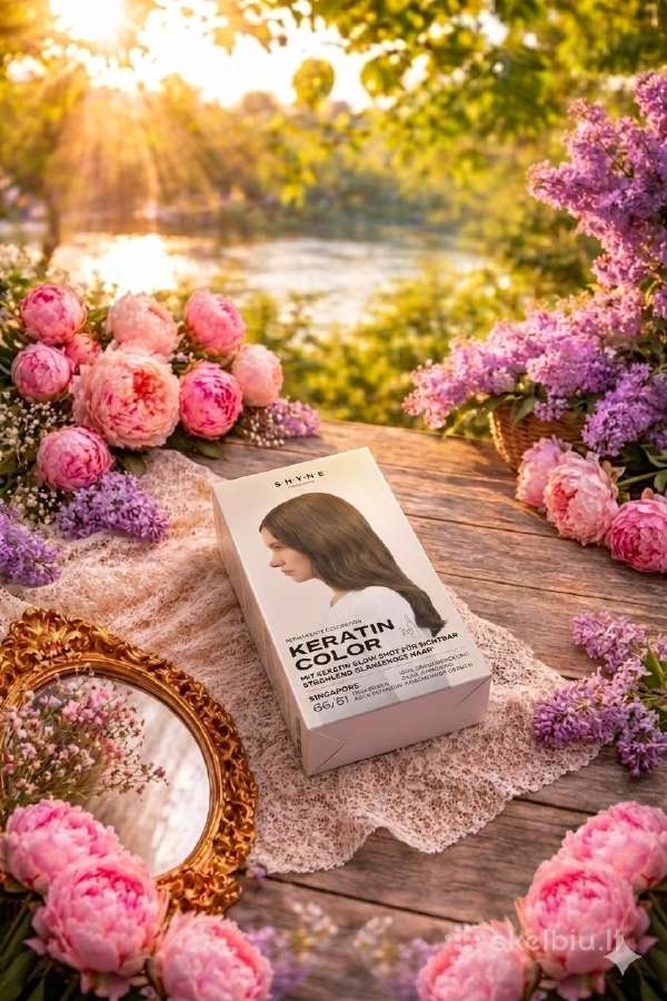 Keratin Color plaukų dažai – ilgalaikė spalva
