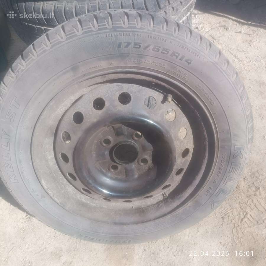 Padangos su diskais 175/65r14