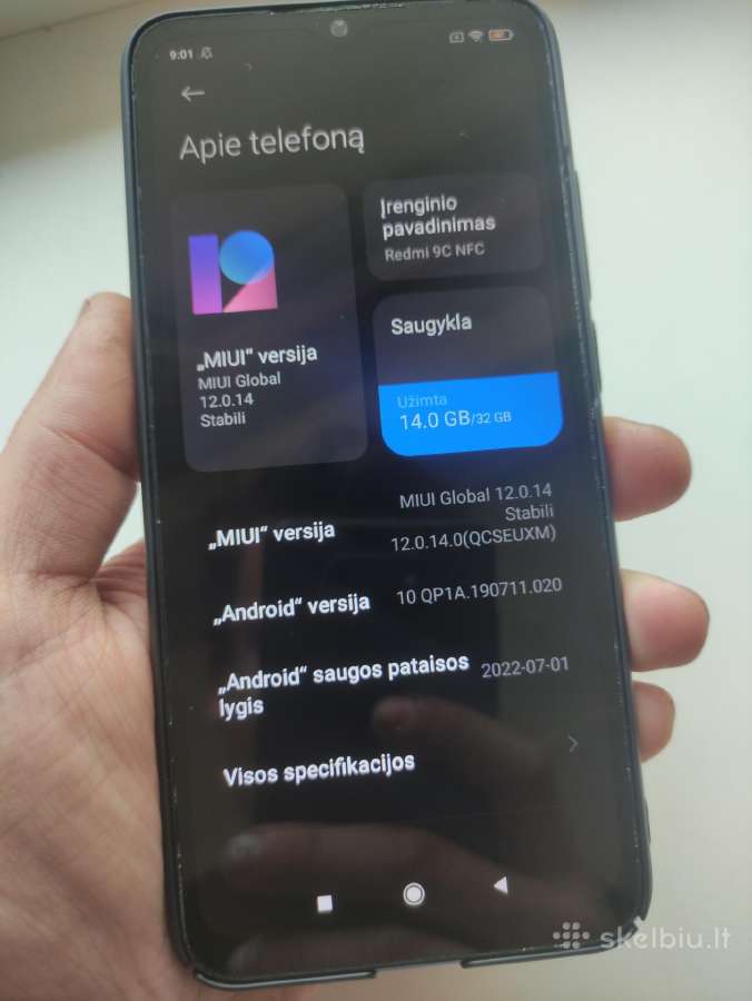 Xiaomi Redmi 9c Nfc - nuotraukos Nr. 5