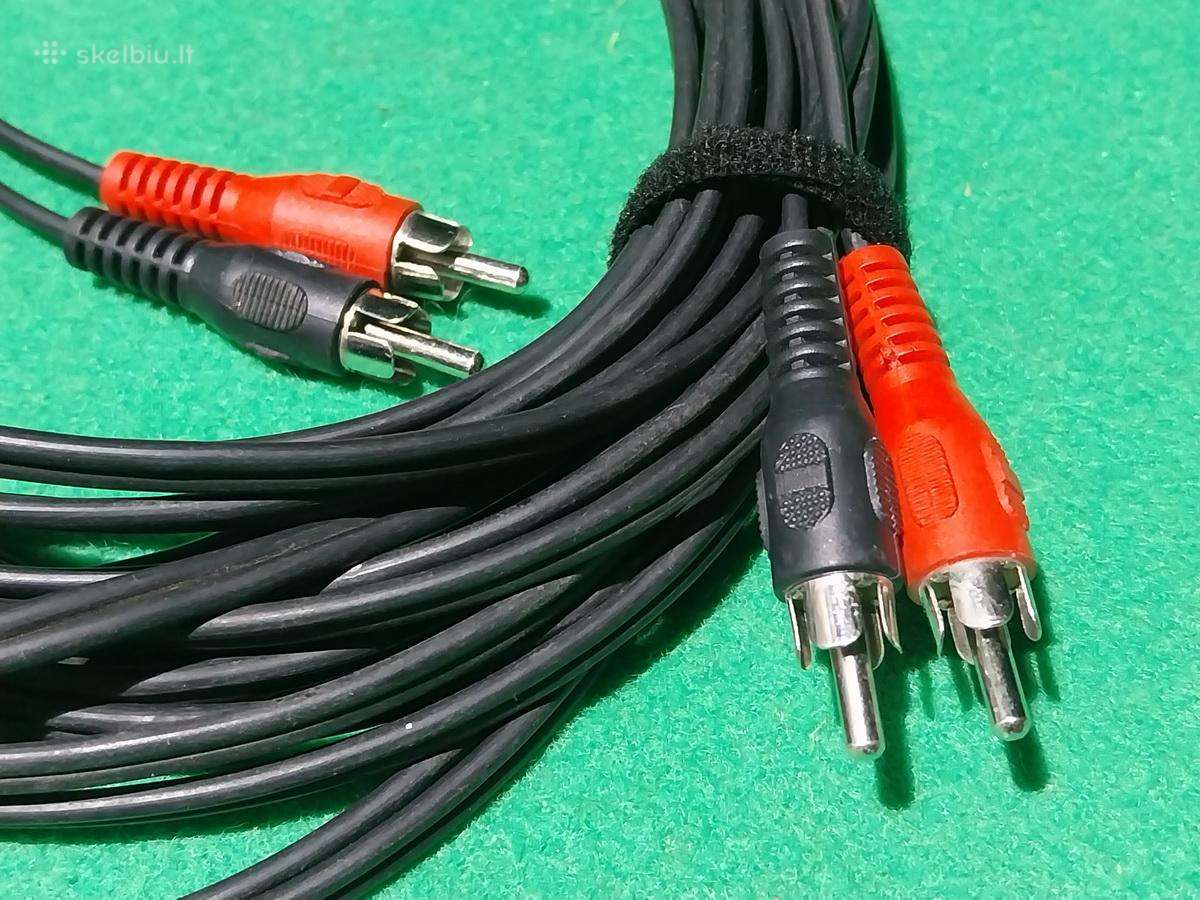 Audio laidas Rca tulpės 10 metrų - nuotraukos Nr. 2