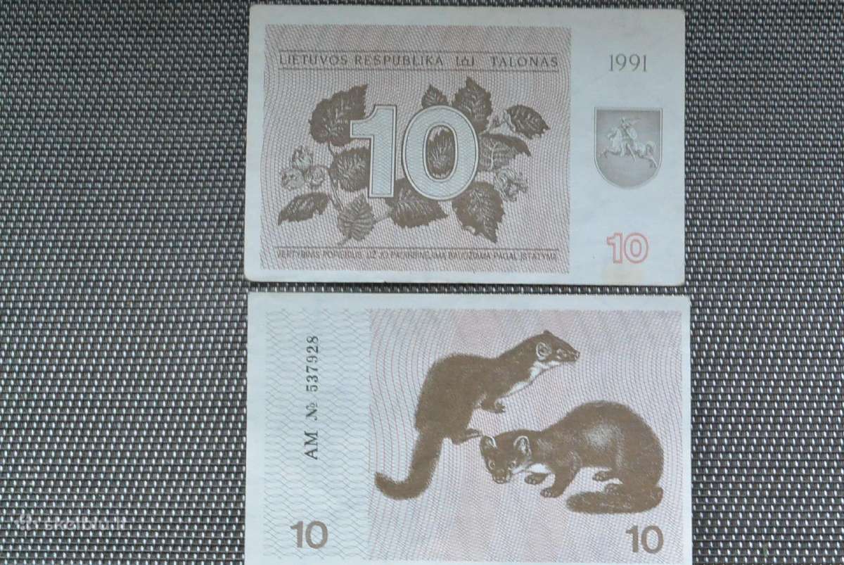 Talonai 10 vertės - nuotraukos Nr. 3