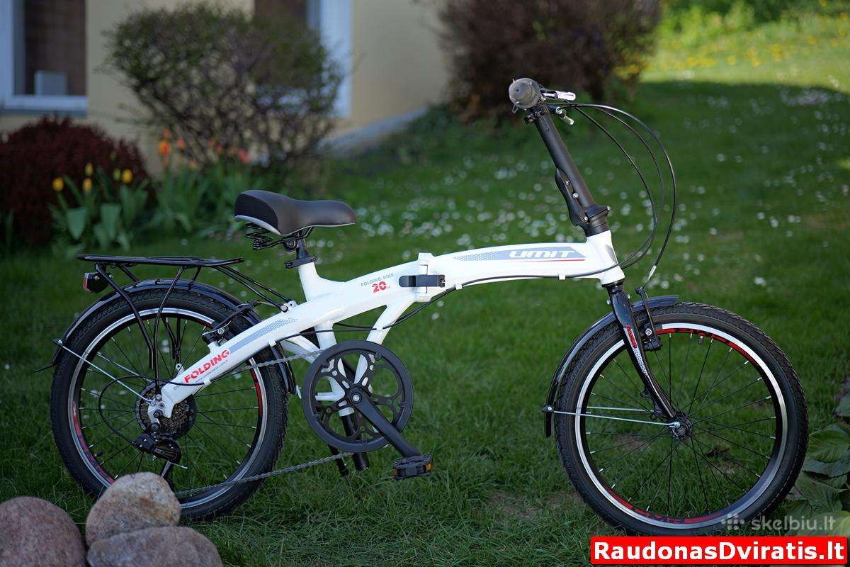 Naujas 20" Sulankstomas Umit baltas