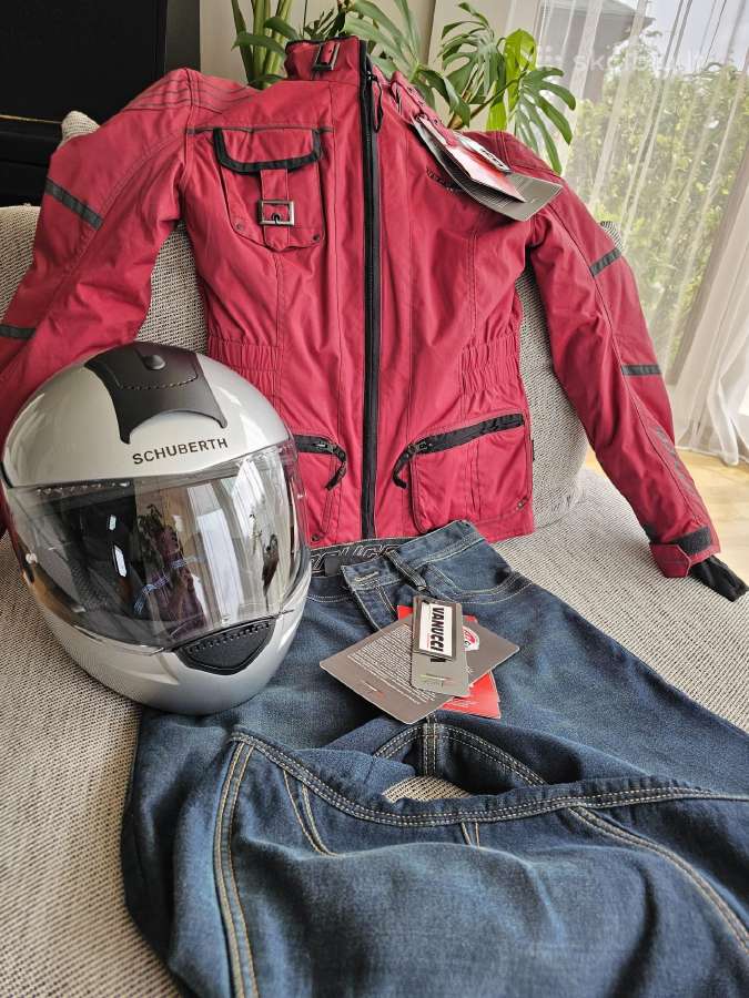 Motociklininkės apranga, nauja