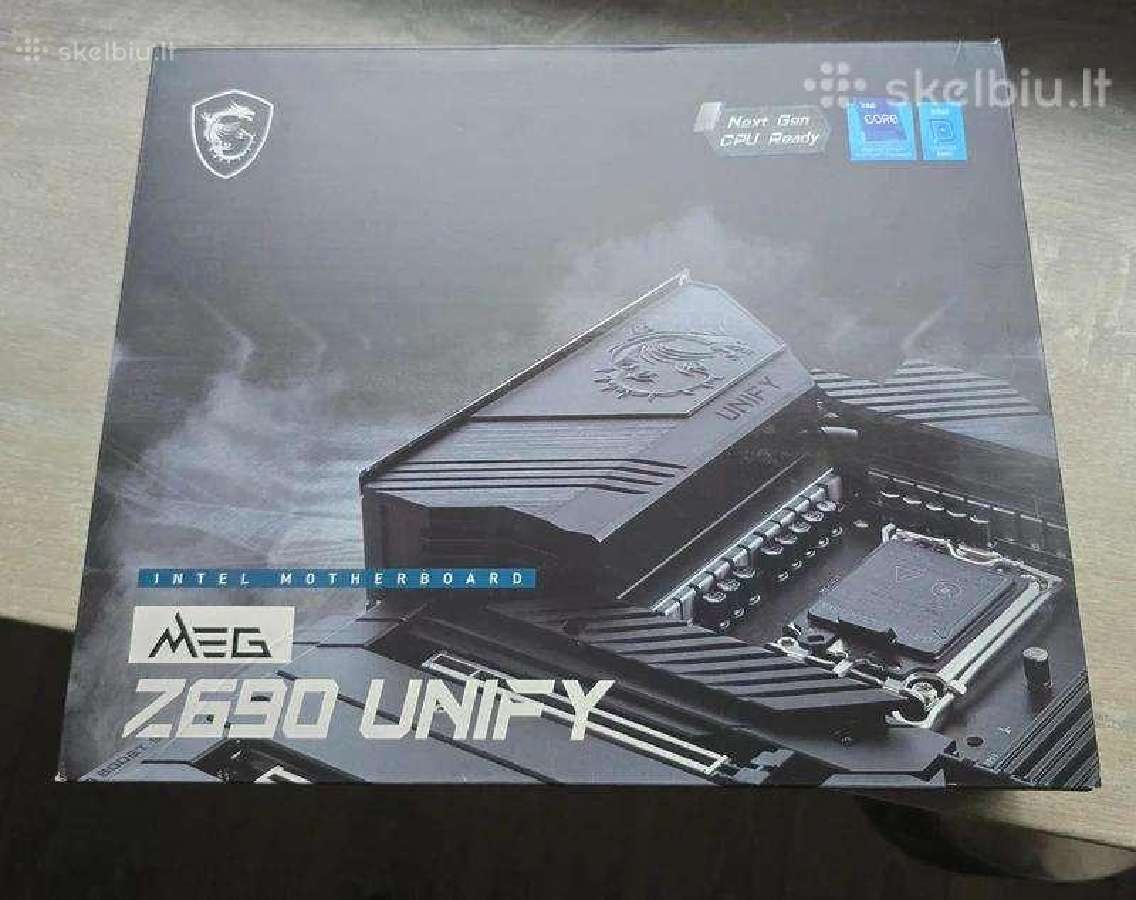 Parduodu Msi Meg Z690 Unify + Cpu Intel 12600kf