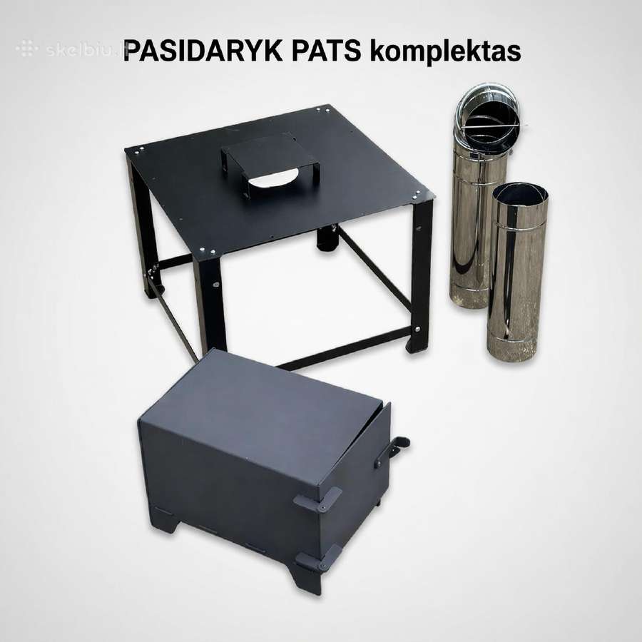 Medinė / metalinė šalto karšto dūmo rūkykla 2026 - nuotraukos Nr. 13