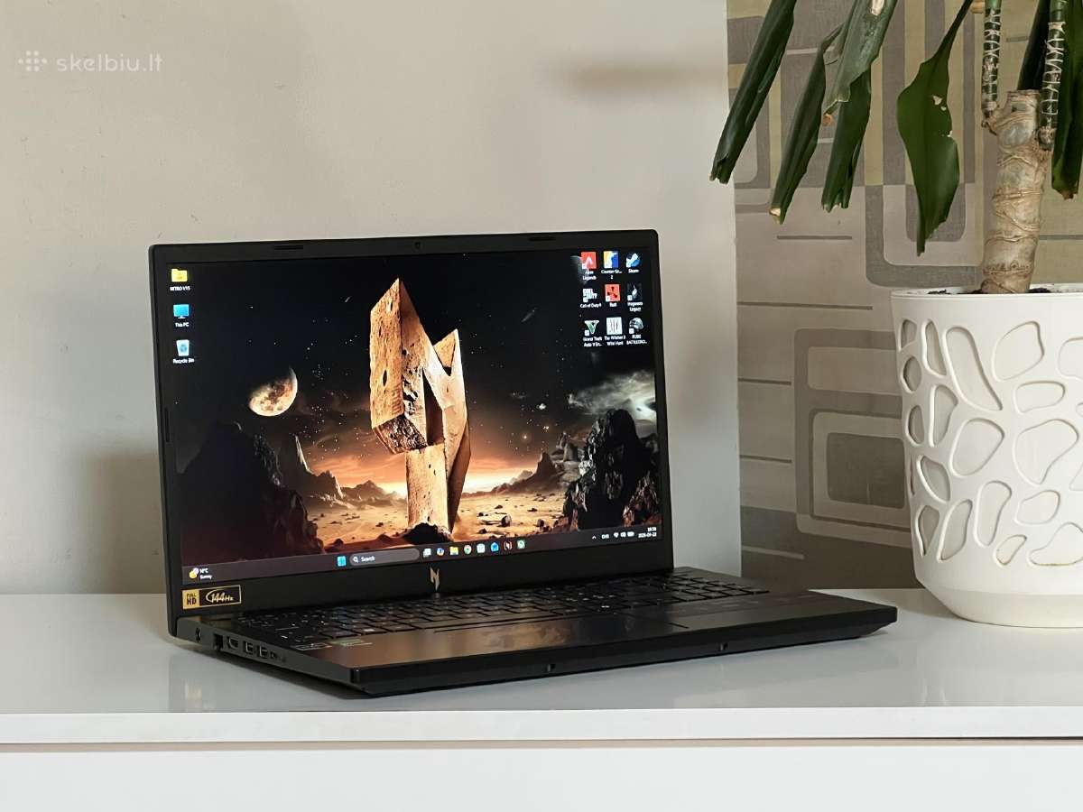 Parduodamas Nitro V15 su Rtx 2050, Ryzen 5, 144hz.