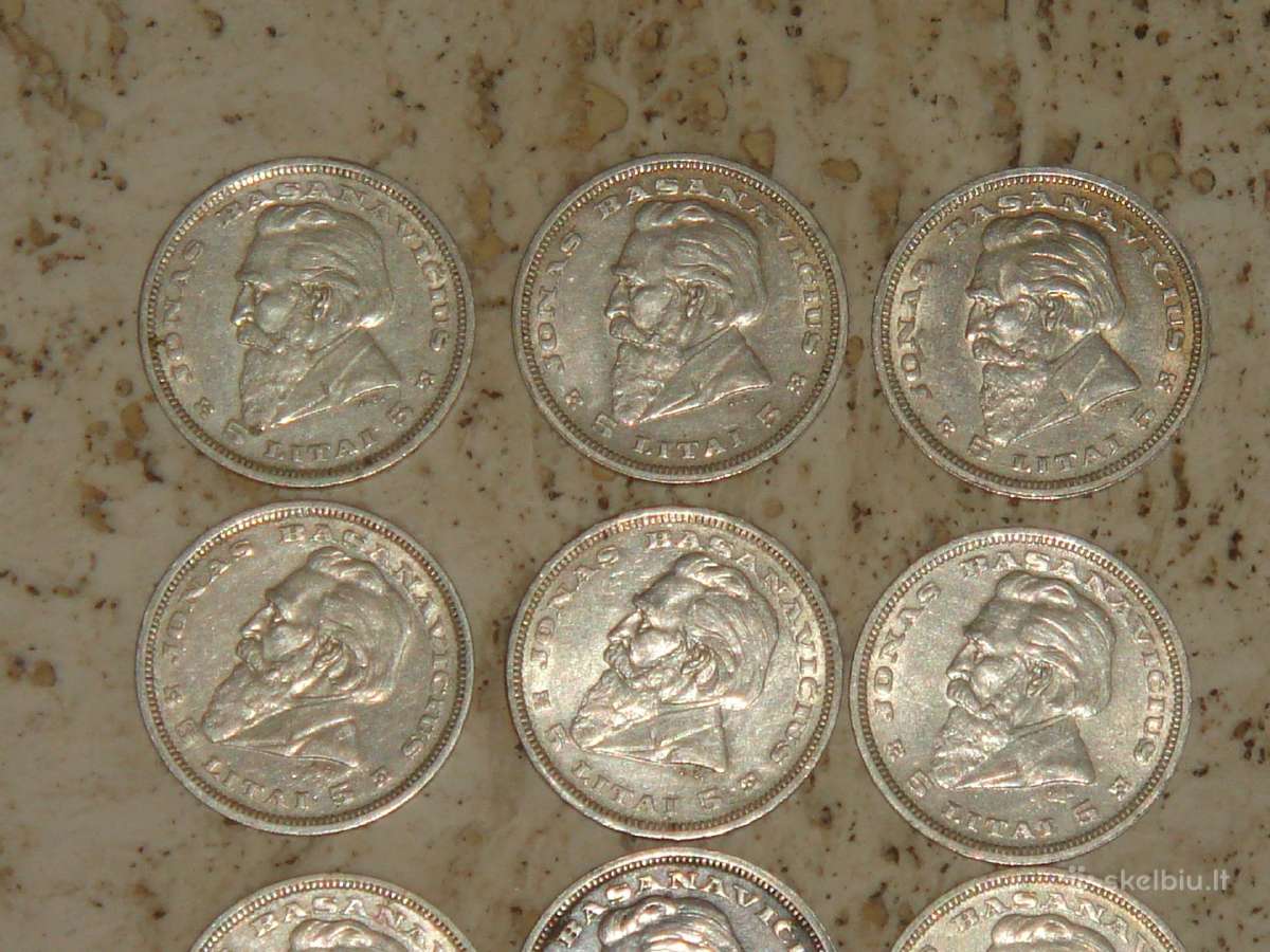 5 litai 1925m.1936m. - nuotraukos Nr. 5