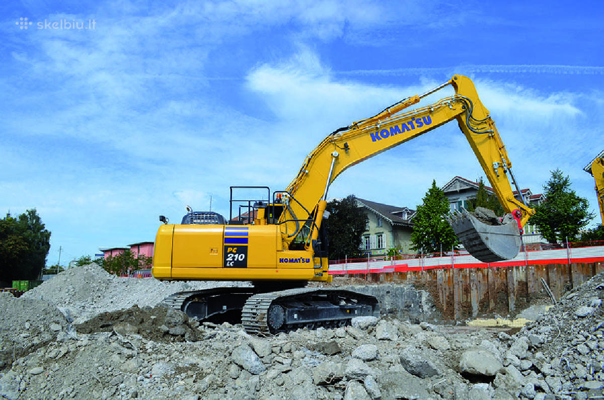 Vikšrinio ekskavatoriaus Komatsu Pc210lc 23 t - nuotraukos Nr. 3
