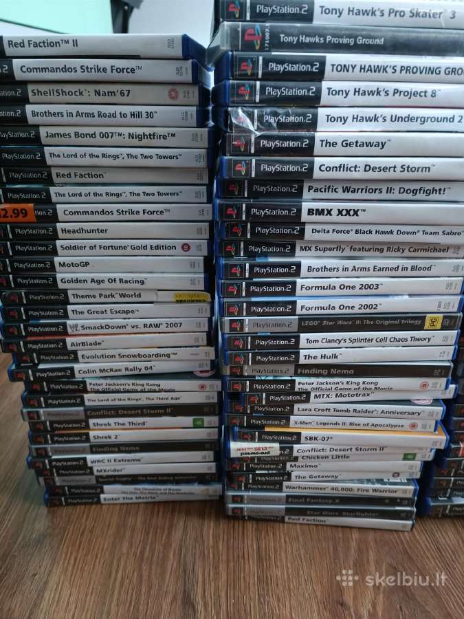 Playstation 2 žaidimai, beveik visi su manualais - nuotraukos Nr. 2