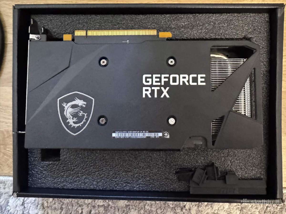 Msi Ventus 2x Rtx 3050 8 GB - nuotraukos Nr. 2