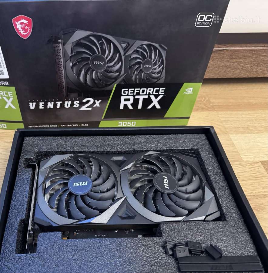 Msi Ventus 2x Rtx 3050 8 GB - nuotraukos Nr. 3