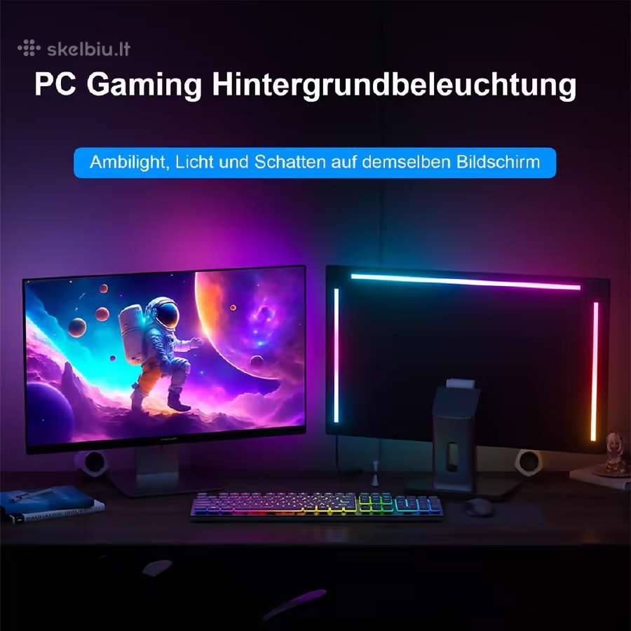 Rgbic LED juosta monitoriui - nuotraukos Nr. 2