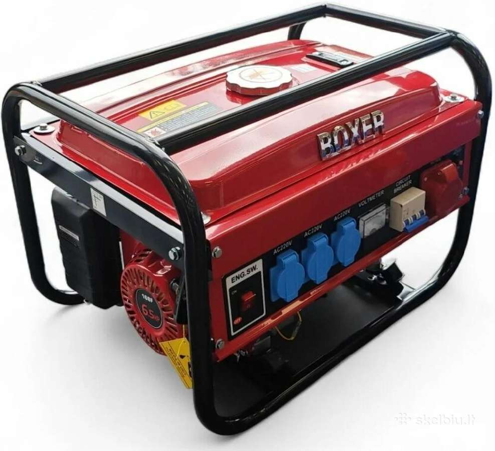 Benzininis elektros generatorius 3.5 Kw, 230v - nuotraukos Nr. 4