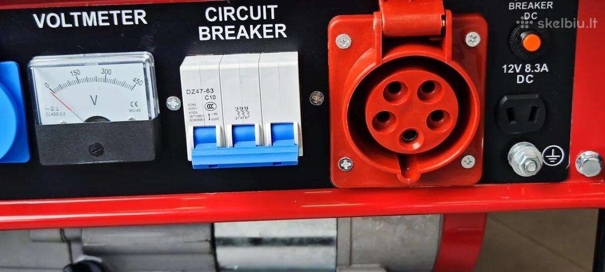 Benzininis elektros generatorius 3.5 Kw, 230v - nuotraukos Nr. 5