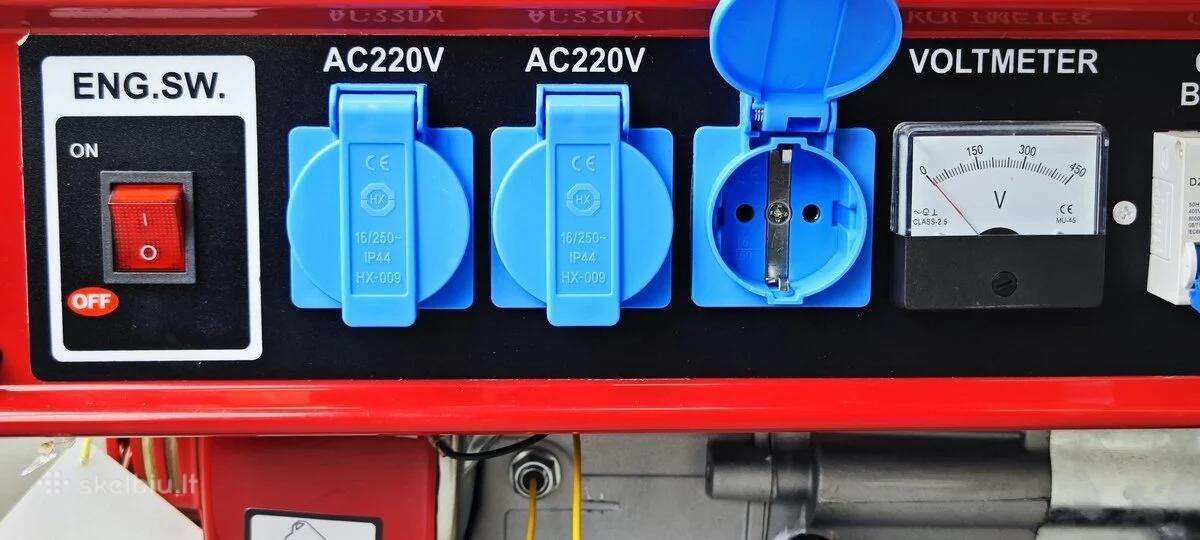 Benzininis elektros generatorius 3.5 Kw, 230v - nuotraukos Nr. 6