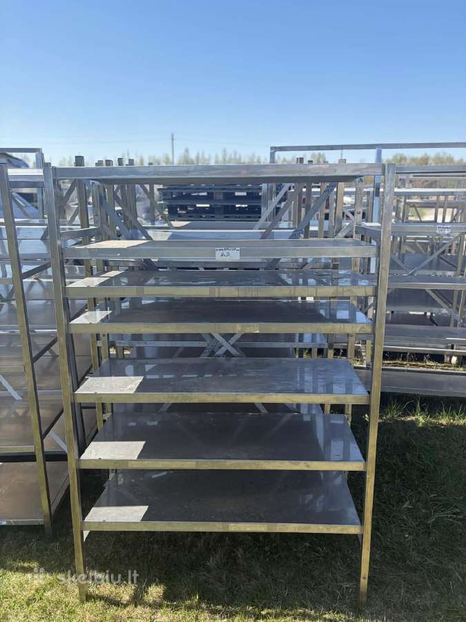 Nerūdijančio plieno lentynos - nuotraukos Nr. 7