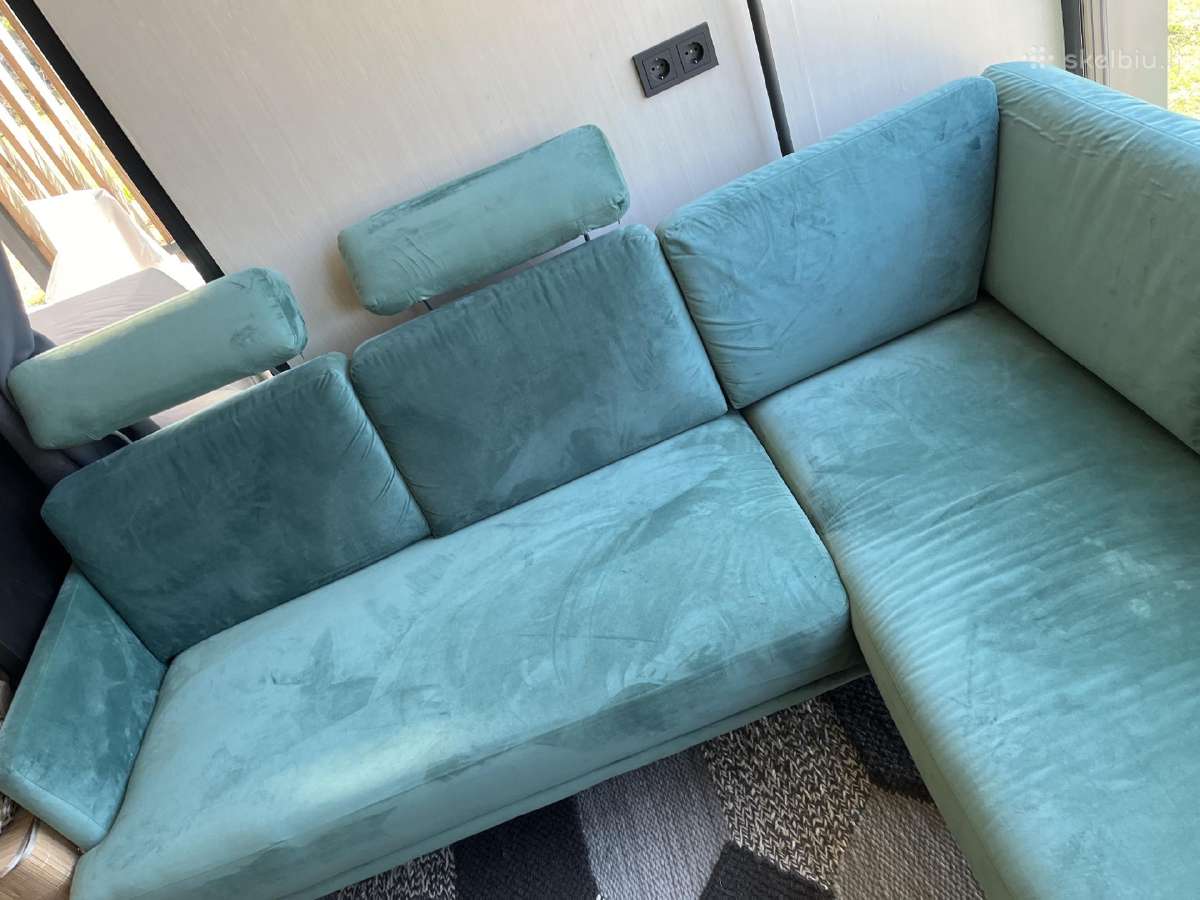 Kampinė sofa - nuotraukos Nr. 4