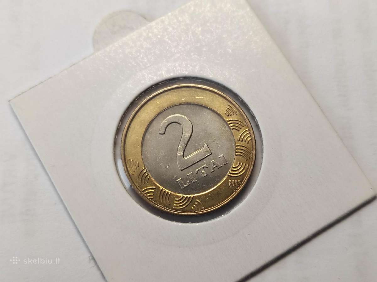 2 litų monetos 1998 - 2010