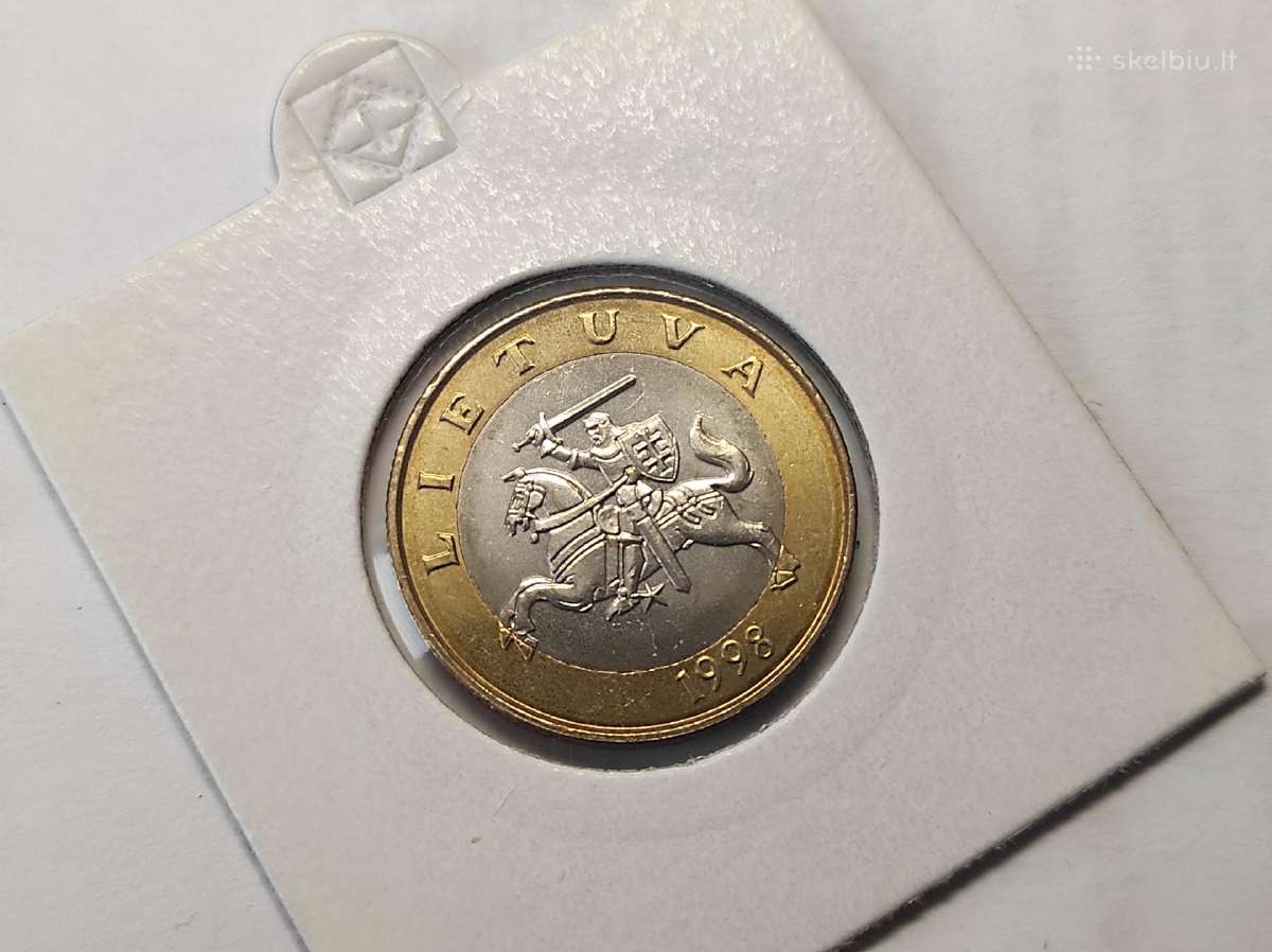2 litų monetos 1998 - 2010 - nuotraukos Nr. 2