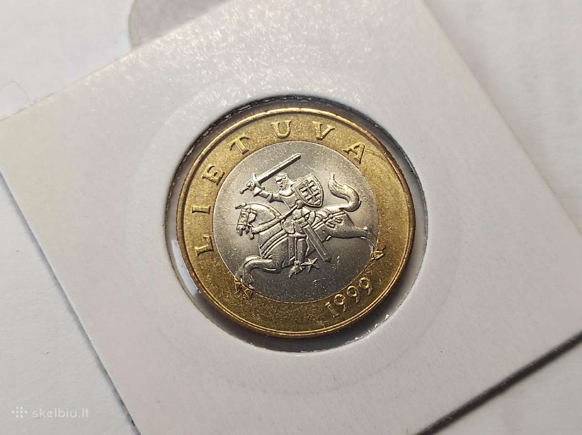 2 litų monetos 1998 - 2010 - nuotraukos Nr. 4