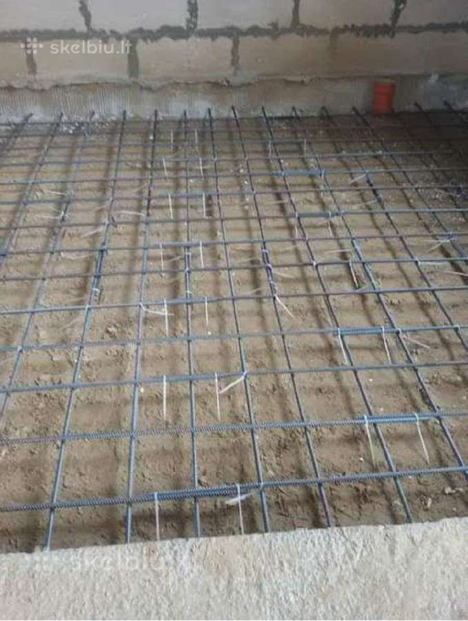 Grindų betonavimas paruošiamieji darbai. - nuotraukos Nr. 36