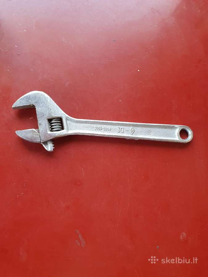 Raktas reguliuojamas nuo 0 iki 30 mm