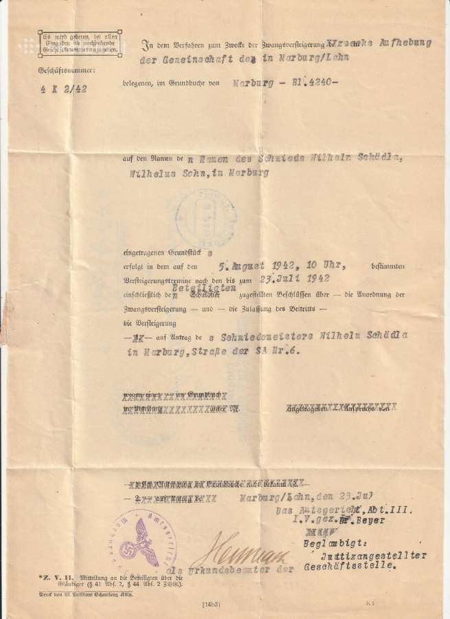 1942 m. Memelio šeimos tarnybinio pašto vokai - nuotraukos Nr. 4