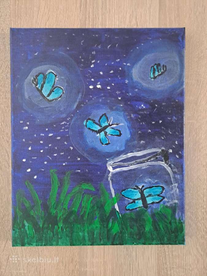 Rankų darbo paveikslas ant drobės - nuotraukos Nr. 2