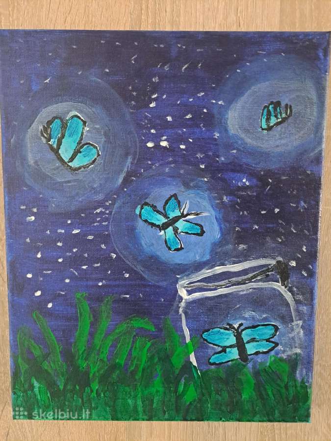 Rankų darbo paveikslas ant drobės - nuotraukos Nr. 3