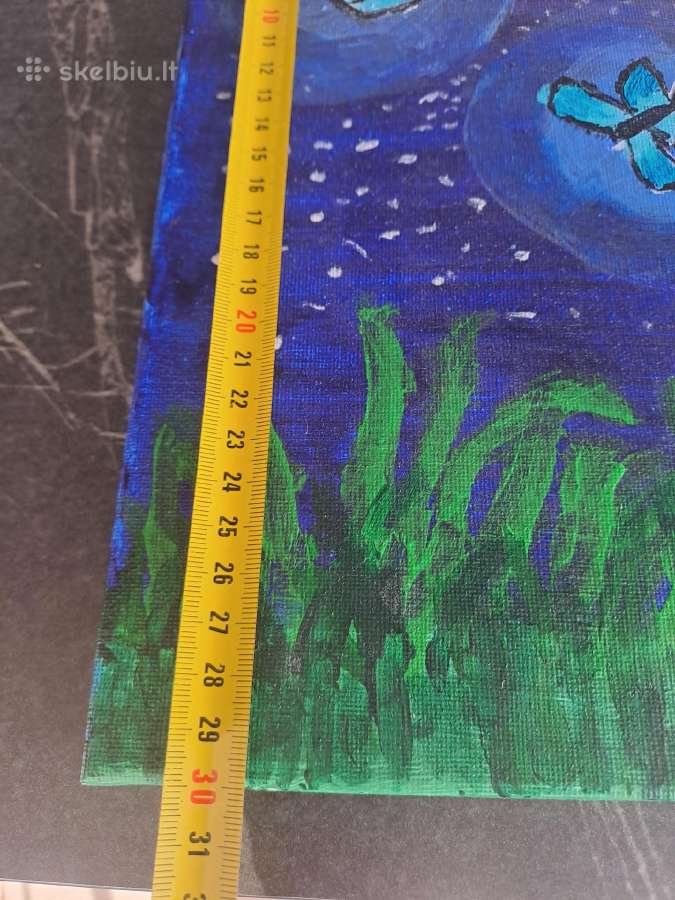 Rankų darbo paveikslas ant drobės - nuotraukos Nr. 6