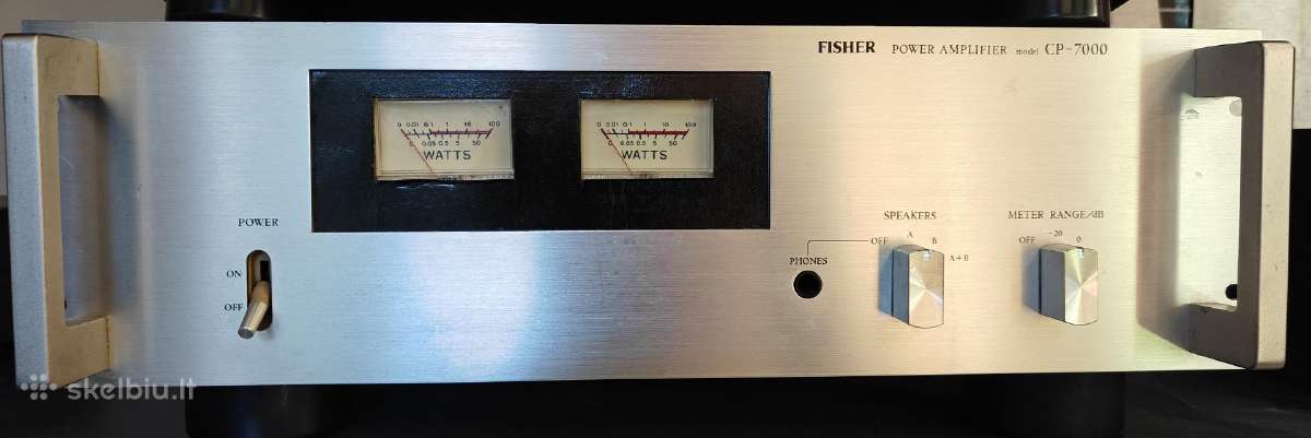 Galinis stiprintuvas Fisher Cp7000