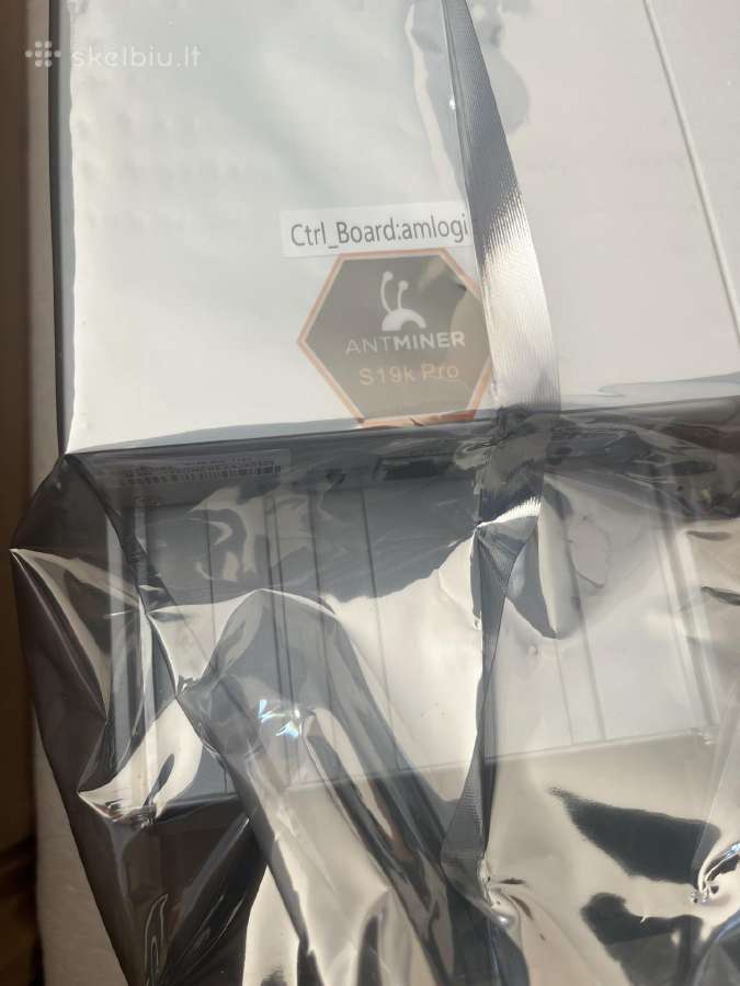 Bitmain Antminer S19k Pro 110th/s Naujas - nuotraukos Nr. 6