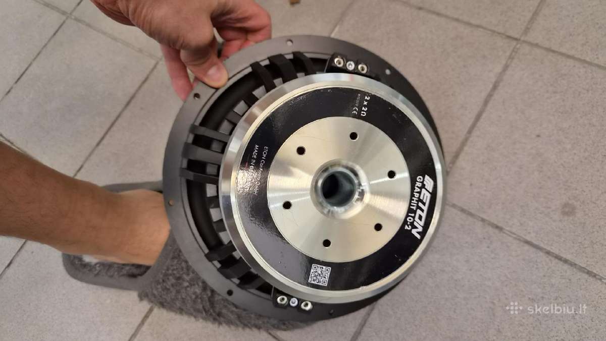 Eton Graphite 10-2 žemadažnis subwoofer - nuotraukos Nr. 2