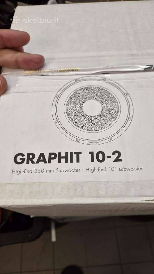 Eton Graphite 10-2 žemadažnis subwoofer - nuotraukos Nr. 4
