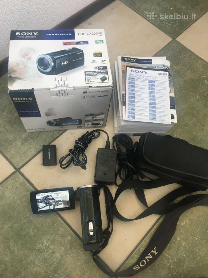 Kamera sony hdr-CX 260 ve