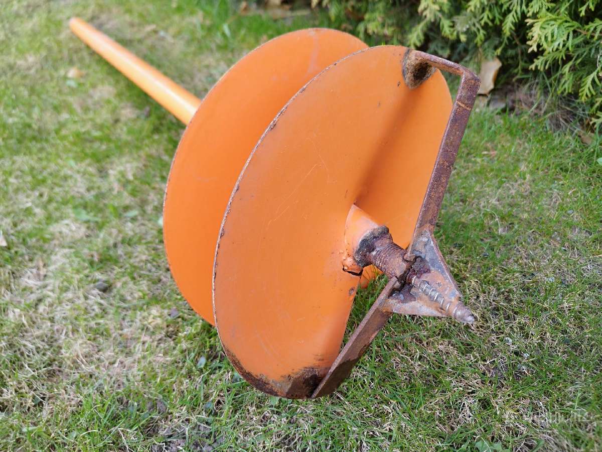 Metalinis 25 cm grąžtas skirtas žemei gręžti - nuotraukos Nr. 5