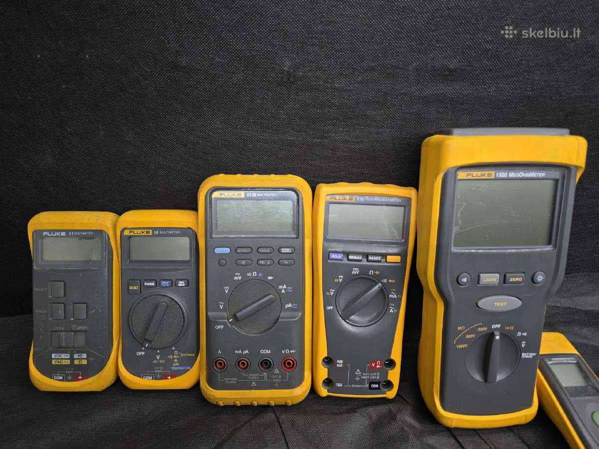 Multimetras Fluke 175 rankinis ir automatinis mata - nuotraukos Nr. 20