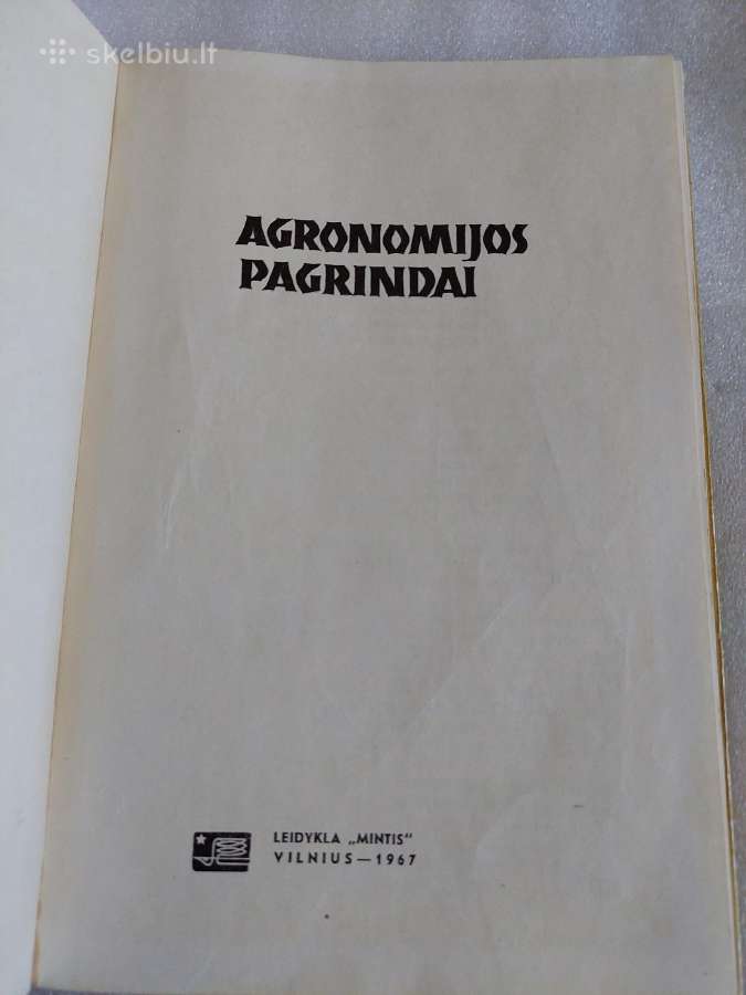 Agronomijos pagrindai - nuotraukos Nr. 2