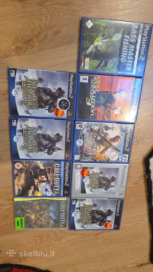 Ps2 Zaidimai po 4eur su knygutem