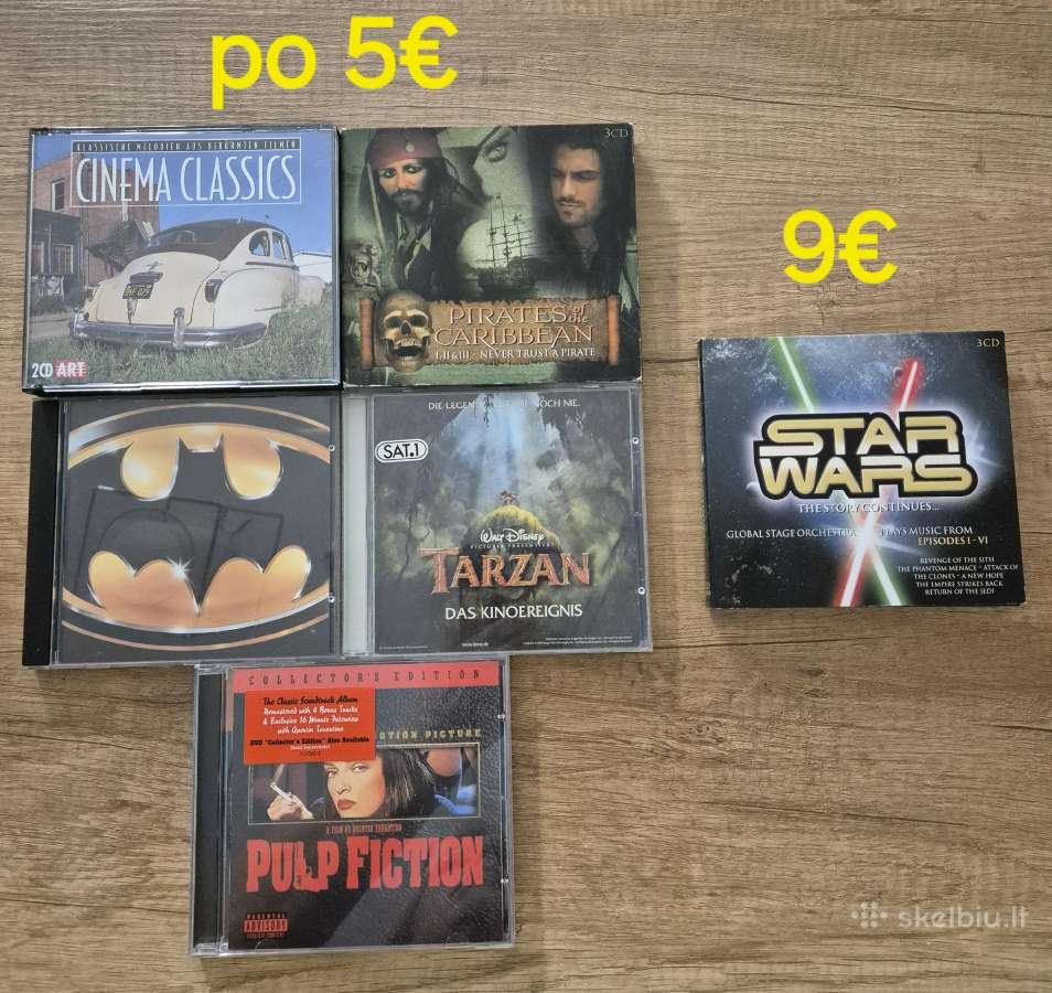 CD iš filmų