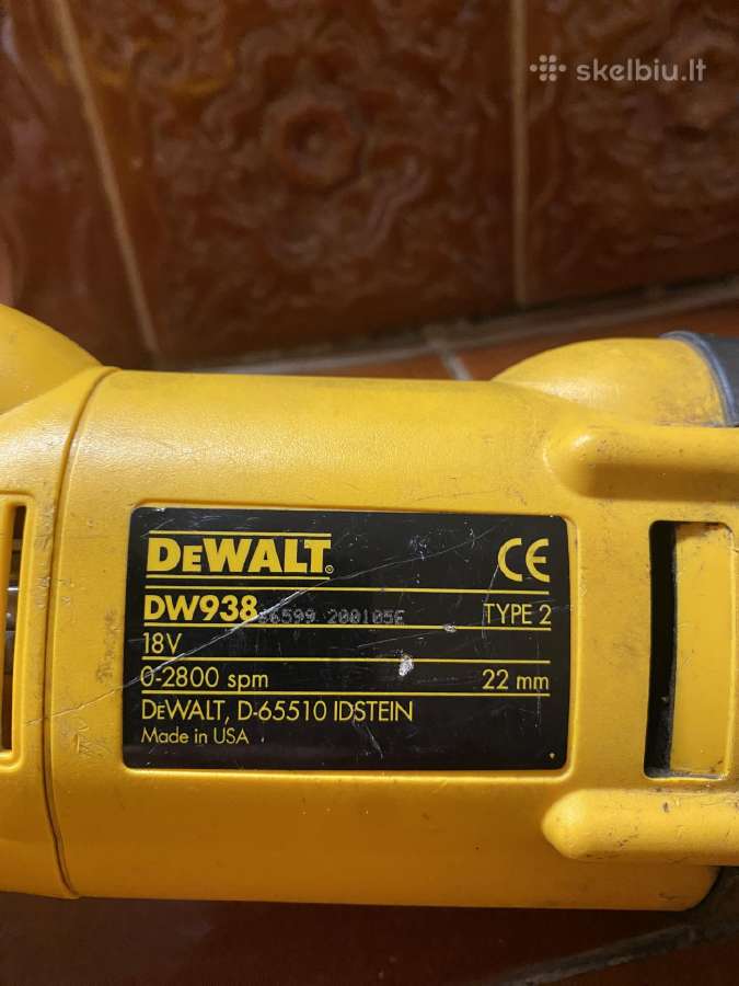 Dewalt siaurapjuklis parkside akumais - nuotraukos Nr. 2