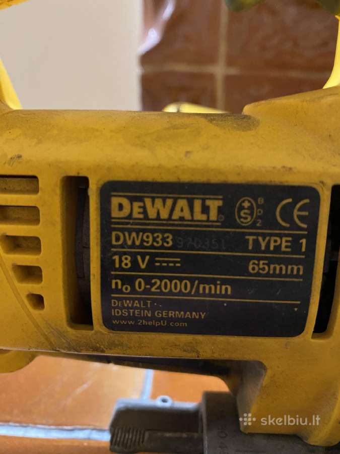 Dewalt siaurapjuklis parkside akumais - nuotraukos Nr. 4