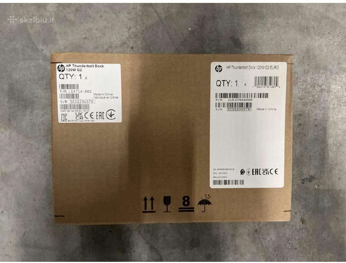 Hp Thunderbolt Dock G2 120w stotelė - nuotraukos Nr. 3